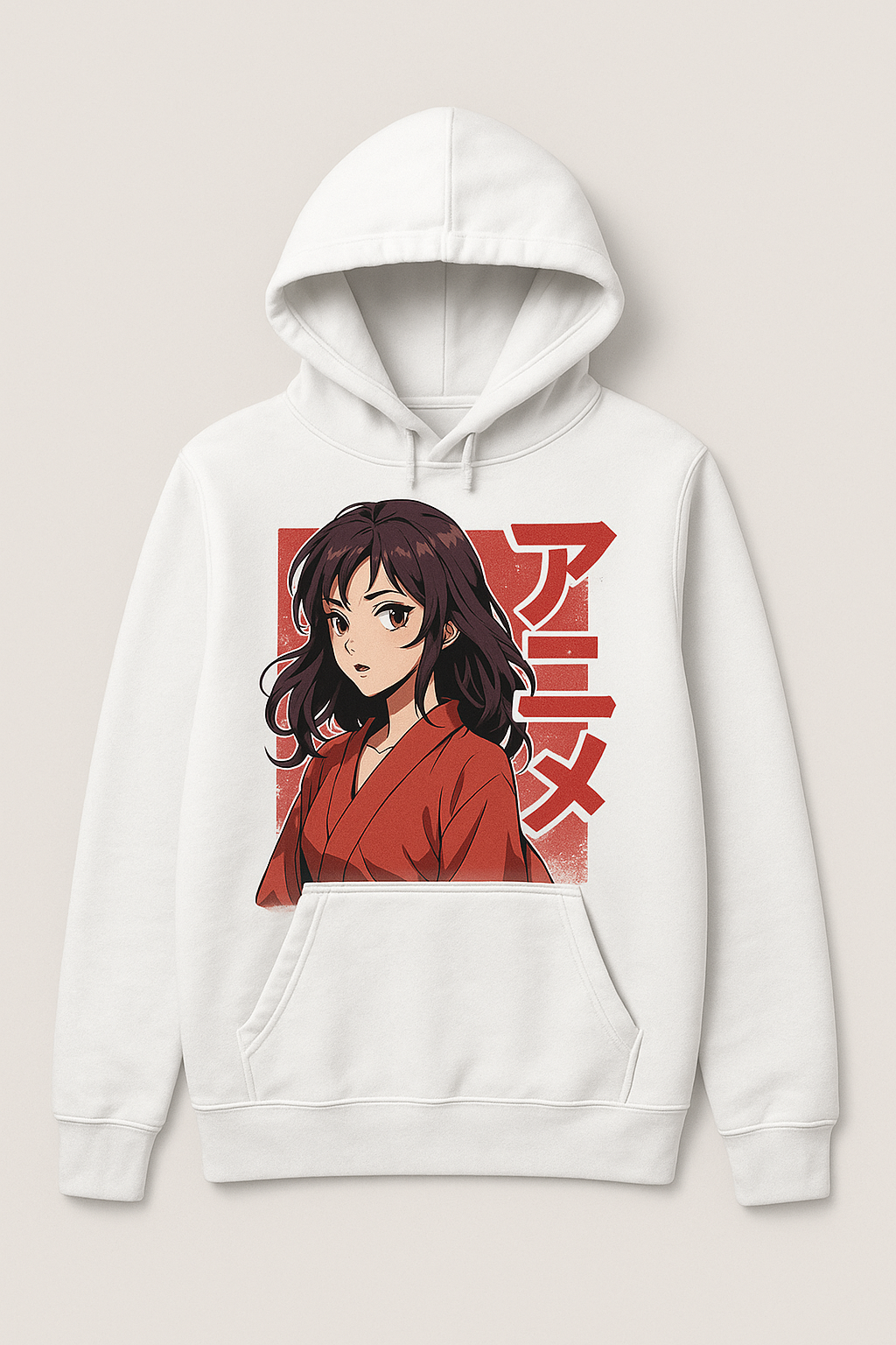 Felpa con Cappuccio Donna – Stampa Anime Giapponese